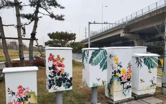街頭配電箱變身“藝術(shù)品”，成為一道靚麗風(fēng)景線